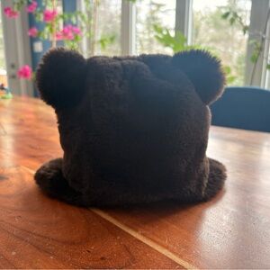 Kids Plush Bear Ear Hat - Brown